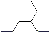 4-Methoxyheptane 구조식 이미지