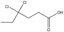 4,4-Dichlorohexanoic acid Structure