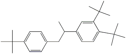 2-(3,4-Di-tert-butylphenyl)-1-(4-tert-butylphenyl)propane Structure