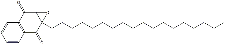 7a-Octadecyl-1a,7a-dihydronaphth[2,3-b]oxirene-2,7-dione Structure