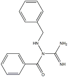 1-Benzylamino-1-benzoylguanidine 구조식 이미지