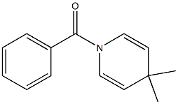 1,4-Dihydro-4,4-dimethyl-1-benzoylpyridine Structure