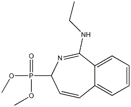 [1-(Ethylamino)-3H-2-benzazepin-3-yl]phosphonic acid dimethyl ester Structure