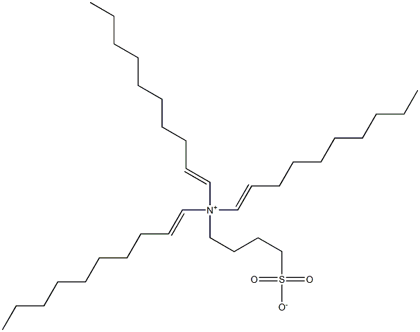 N,N-Di(1-decenyl)-N-(4-sulfonatobutyl)-1-decen-1-aminium 구조식 이미지