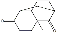 3-Methyltricyclo[5.3.1.03,8]undecane-2,6-dione 구조식 이미지