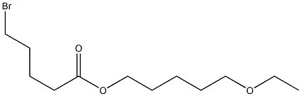 5-Bromovaleric acid 5-ethoxypentyl ester 구조식 이미지