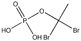 Phosphoric acid dihydrogen (1,1-dibromoethyl) ester 구조식 이미지