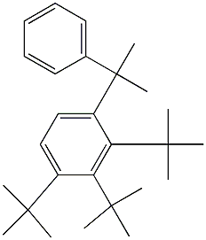 2-(2,3,4-Tri-tert-butylphenyl)-2-phenylpropane 구조식 이미지