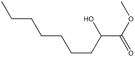2-Hydroxynonanoic acid methyl ester Structure