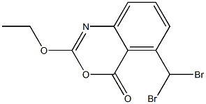 2-Ethoxy-5-dibromomethyl-4H-3,1-benzoxazin-4-one Structure