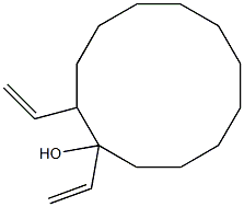 1,2-Divinyl-1-cyclododecanol 구조식 이미지