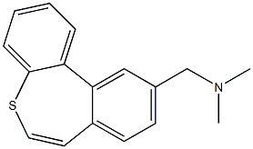 N,N-Dimethyldibenzo[b,d]thiepin-10-methanamine 구조식 이미지