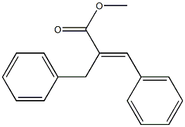 2-Benzyl-3-phenylacrylic acid methyl ester 구조식 이미지