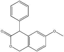 4-Phenyl-6-methoxyisochroman-3-one Structure