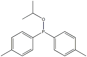 Di(4-methylphenyl)phosphinous acid isopropyl ester 구조식 이미지