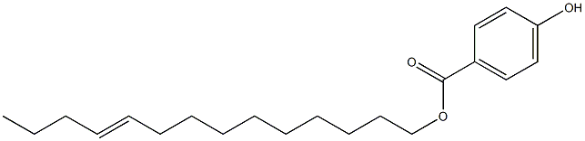 4-Hydroxybenzoic acid 10-tetradecenyl ester 구조식 이미지