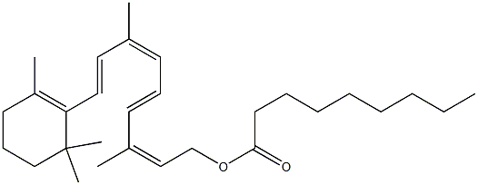 Retinol nonanoate 구조식 이미지