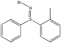 N-Bromo-S-phenyl-S-(2-methylphenyl)sulfilimine 구조식 이미지