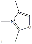 2,3,4-Trimethyloxazolium iodide 구조식 이미지