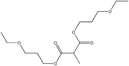 Methylmalonic acid bis(3-ethoxypropyl) ester 구조식 이미지