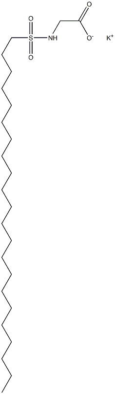 N-Docosylsulfonylglycine potassium salt 구조식 이미지