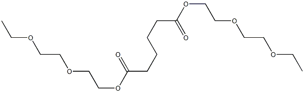 Adipic acid bis[2-(2-ethoxyethoxy)ethyl] ester 구조식 이미지