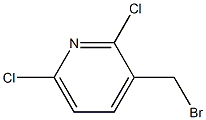 2,6-Dichloro-3-(bromomethyl)pyridine Structure