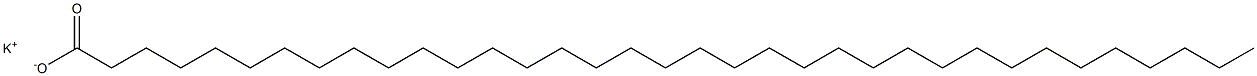 Pentatriacontanoic acid potassium salt Structure