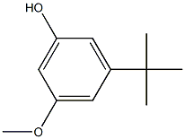 3-tert-Butyl-5-methoxyphenol 구조식 이미지