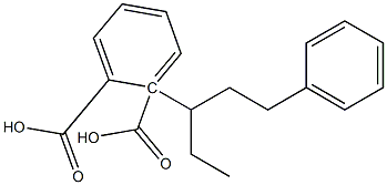 (-)-Phthalic acid hydrogen 1-[(R)-1-phenylpentane-3-yl] ester 구조식 이미지