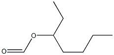 Formic acid 1-ethylpentyl ester Structure