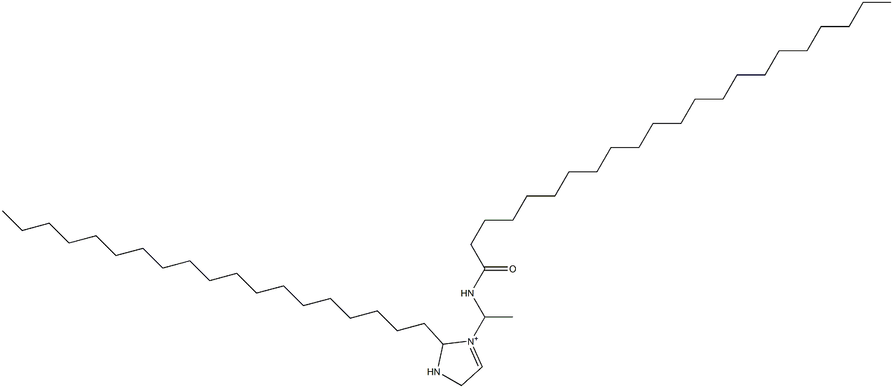 3-[1-(Docosanoylamino)ethyl]-2-nonadecyl-3-imidazoline-3-ium Structure