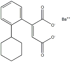 2-(2-Cyclohexylphenyl)maleic acid barium salt Structure