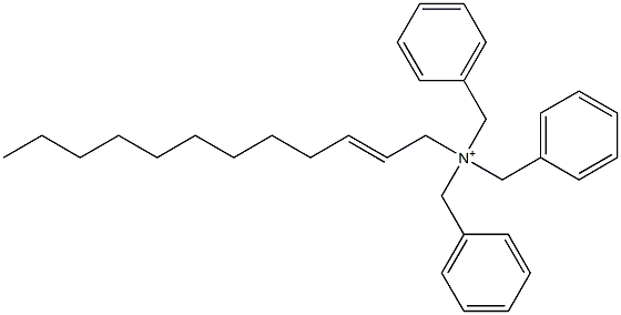(2-Dodecenyl)tribenzylaminium 구조식 이미지