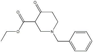 1-Benzyl-4-oxo-3-piperidinecarboxylic acid ethyl ester 구조식 이미지