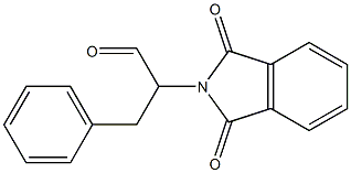 2-(1,3-Dioxo-2H-isoindol-2-yl)-3-phenylpropanal 구조식 이미지