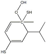 (3-Isopropyl-2-methyl-2,5-dihydrothiophen)-2-yl hydroperoxide Structure