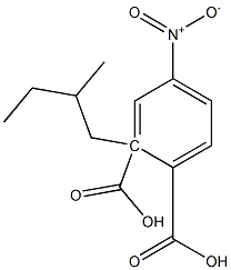 (-)-4-Nitrophthalic acid hydrogen 2-[(R)-2-methylbutyl] ester Structure