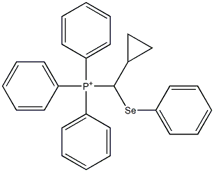 [Cyclopropyl(phenylseleno)methyl]triphenylphosphonium 구조식 이미지