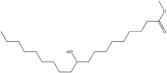 10-Hydroxynonadecanoic acid methyl ester 구조식 이미지