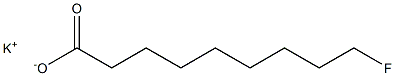 9-Fluoropelargonic acid potassium salt 구조식 이미지