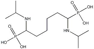 [1,6-Bis(isopropylamino)hexane-1,6-diyl]bisphosphonic acid Structure