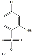 2-Amino-4-chlorobenzenesulfonic acid lithium salt 구조식 이미지