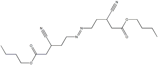 5,5'-Azobis(3-cyanovaleric acid)dibutyl ester 구조식 이미지