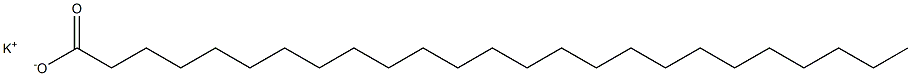 Pentacosanoic acid potassium salt Structure