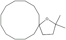 2,2-Dimethyl-1-oxaspiro[4.11]hexadecane Structure