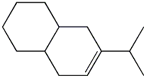 1,2,3,4,4a,5,8,8a-Octahydro-6-isopropylnaphthalene 구조식 이미지