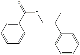 2-Phenyl-1-propanol benzoate 구조식 이미지
