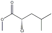 (S)-2-Chloro-4-methylpentanoic acid methyl ester Structure