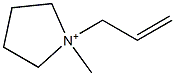 1-Allyl-1-methylpyrrolidinium 구조식 이미지